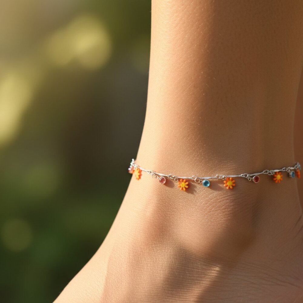 Elegant Handmade Anklet – Perfect for Women & Girls | Ideal Gift Option,DYC1040